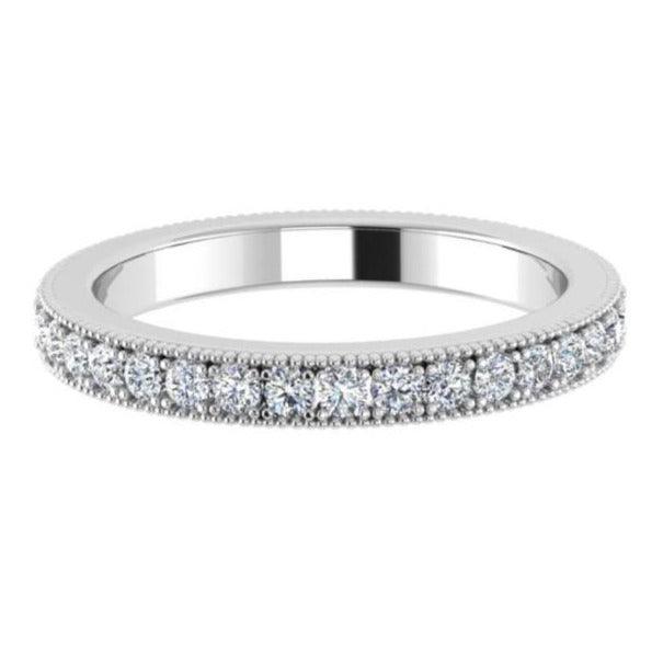 Channel Set Round Diamond Eternity Band 0.45 ct. tw - Thenetjeweler