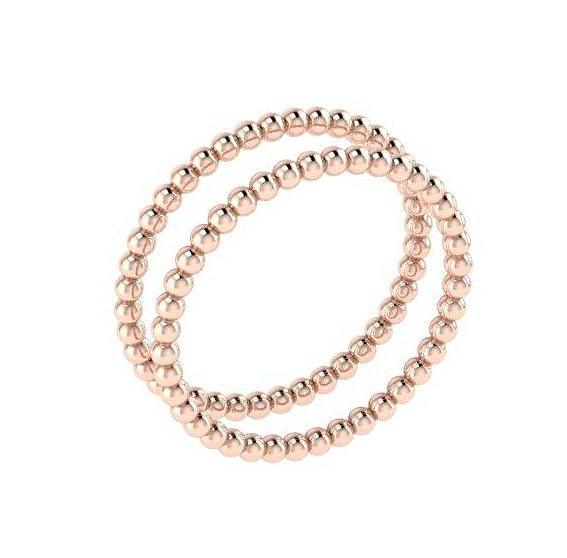 Eternity Band with Spheres 14K Pink Gold - Thenetjeweler