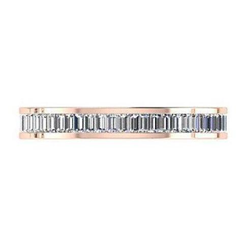 Baguette Diamond Eternity Ring 18K White Gold (1.20 ct. tw.) - Thenetjeweler