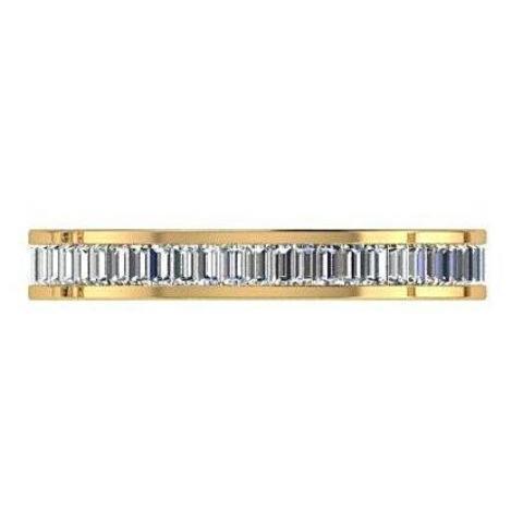 Baguette Diamond Eternity Ring 18K White Gold (1.20 ct. tw.) - Thenetjeweler