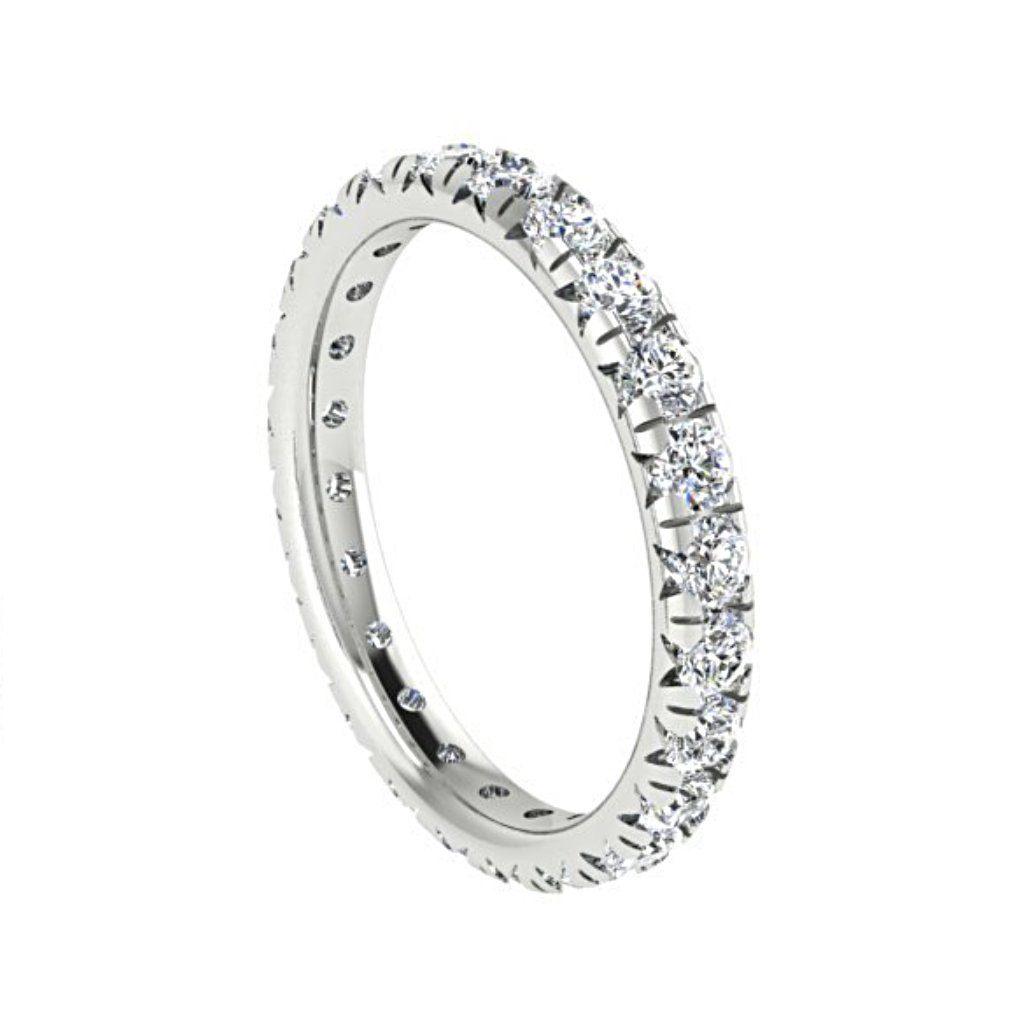 Diamond Eternity Ring Band 18K Gold (0.85 ct. tw.) - Thenetjeweler