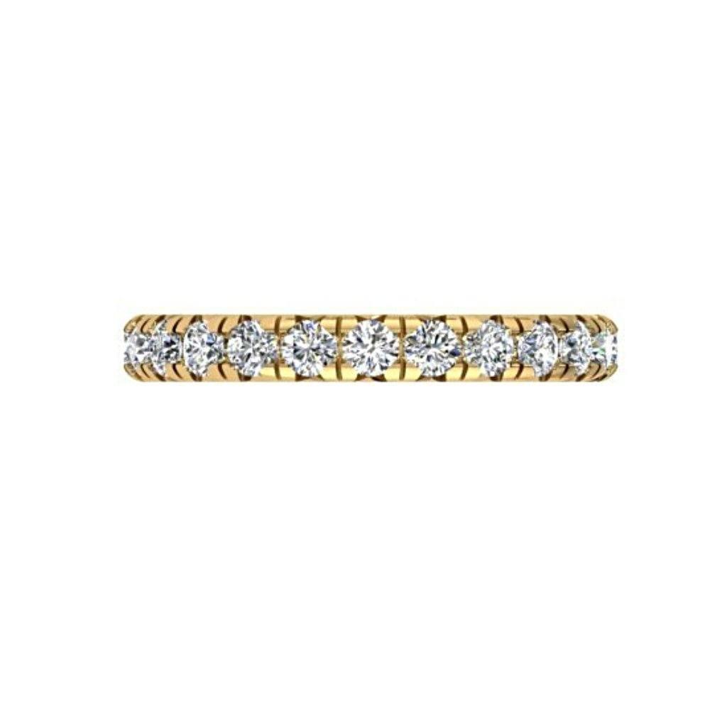 Diamond Eternity Ring Band 18K Gold (0.85 ct. tw.) - Thenetjeweler