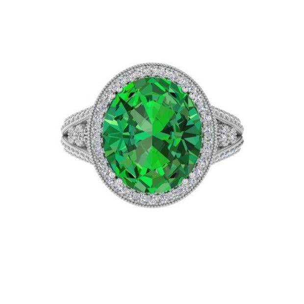 Diamond Vintage Halo Engagement Ring - Thenetjeweler