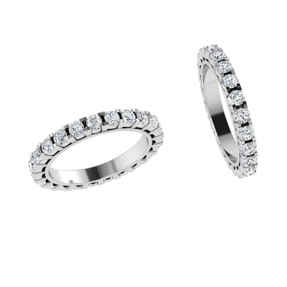 1 carat Round Diamond Eternity Band - Thenetjeweler