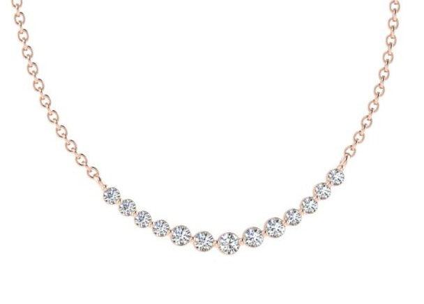 Graduated Diamond Necklace - Thenetjeweler