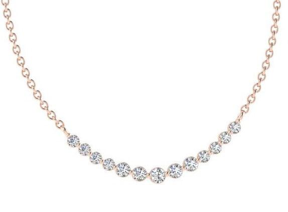Graduated Diamond Necklace - Thenetjeweler