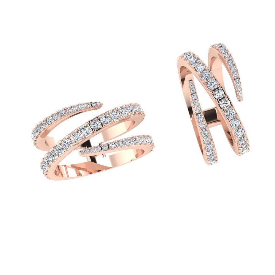 Diamond Wrap Ring Gold - Thenetjeweler