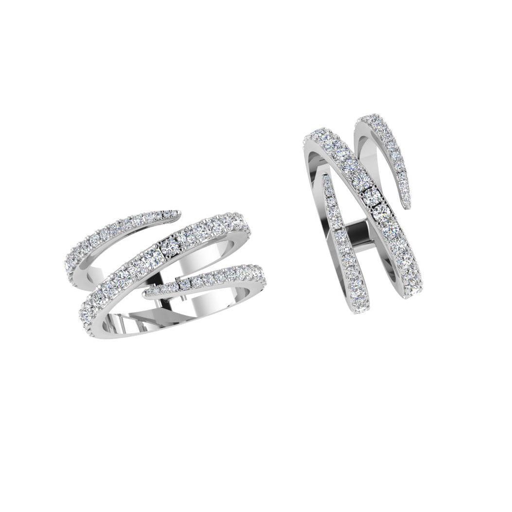 Diamond Wrap Ring Gold - Thenetjeweler