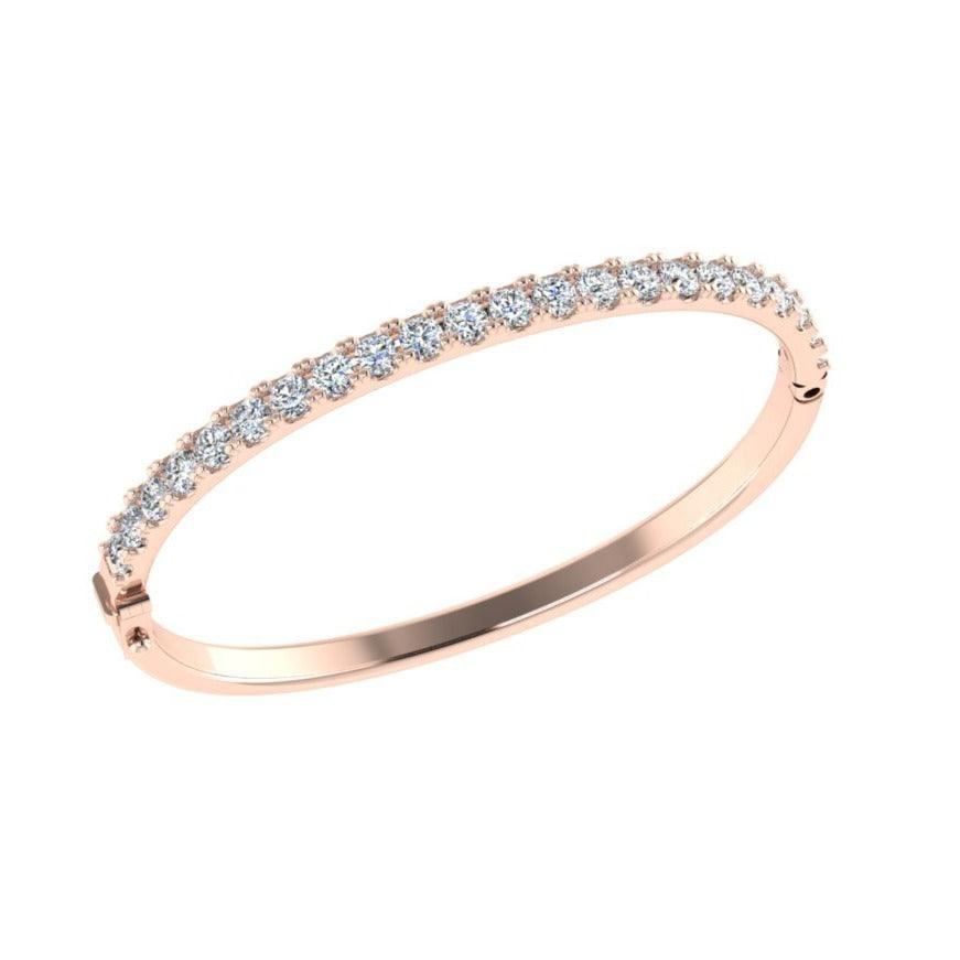 3 carat Diamond Bangle Bracelet - Thenetjeweler