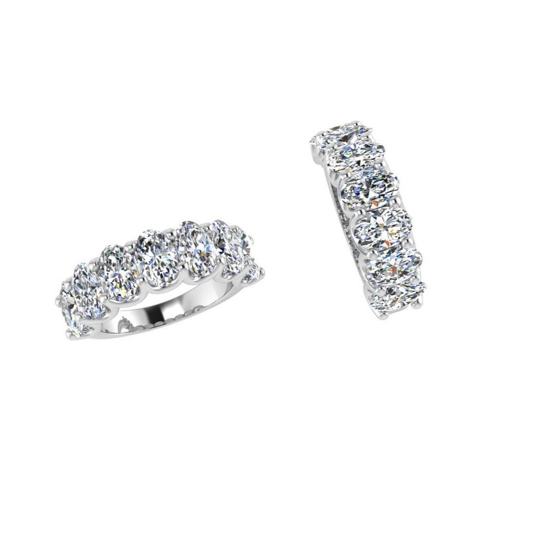 Seven Stone Diamond Ring U-prong - Thenetjeweler