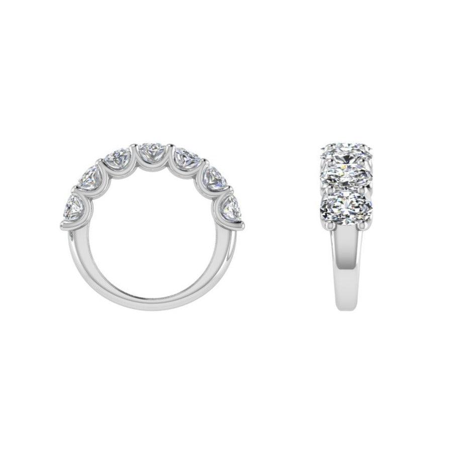 Seven Stone Diamond Ring U-prong - Thenetjeweler