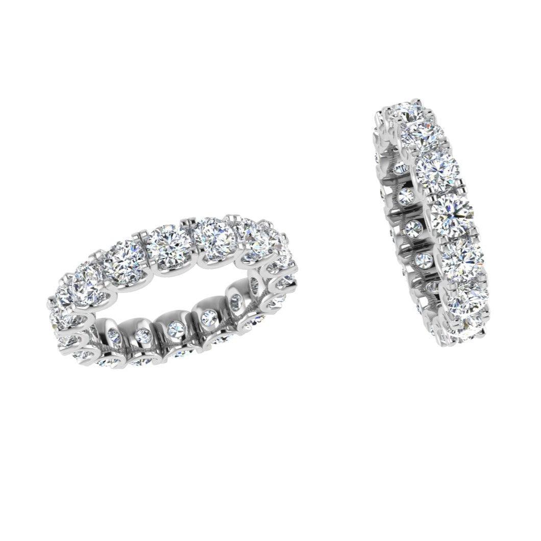 Round cut Diamond Eternity Band - Thenetjeweler