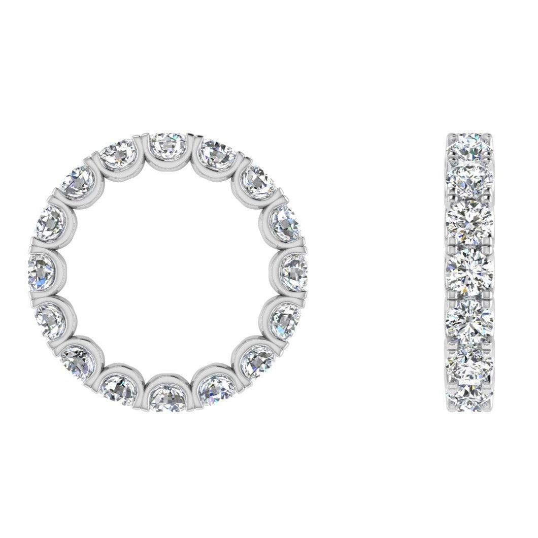 Round cut Diamond Eternity Band - Thenetjeweler