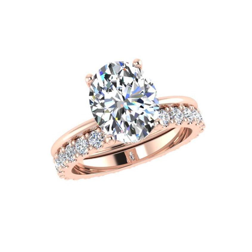 Oval Diamond Bridal Set - Thenetjeweler