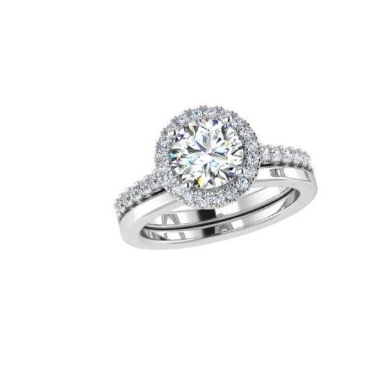 Engagement and Wedding Ring Set Gold 0.46 ct. t.w. - Thenetjeweler