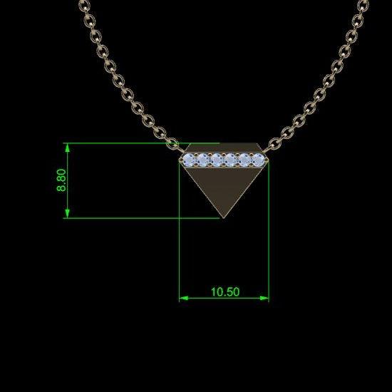 Diamond Shaped Pendant - Thenetjeweler