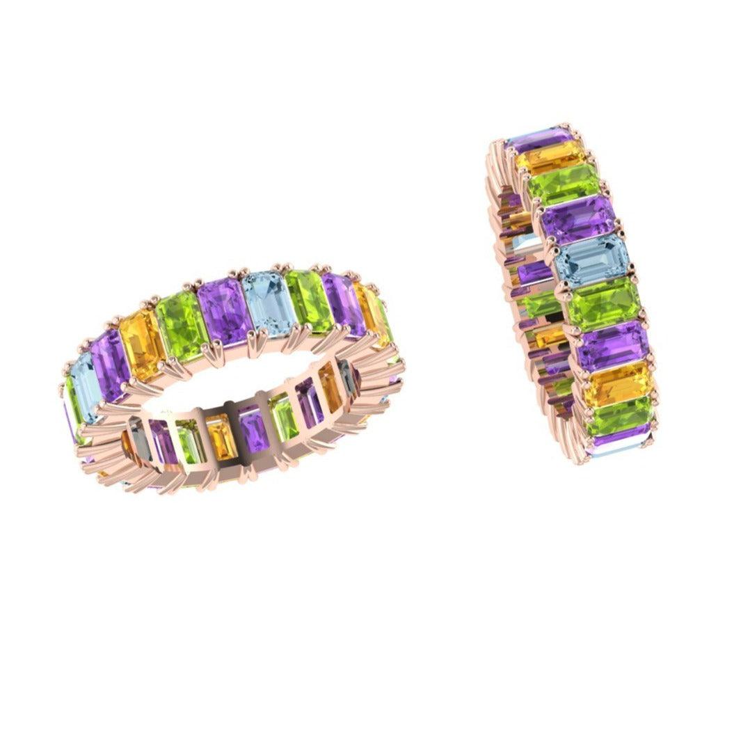 Gemstone Ring Band - Thenetjeweler