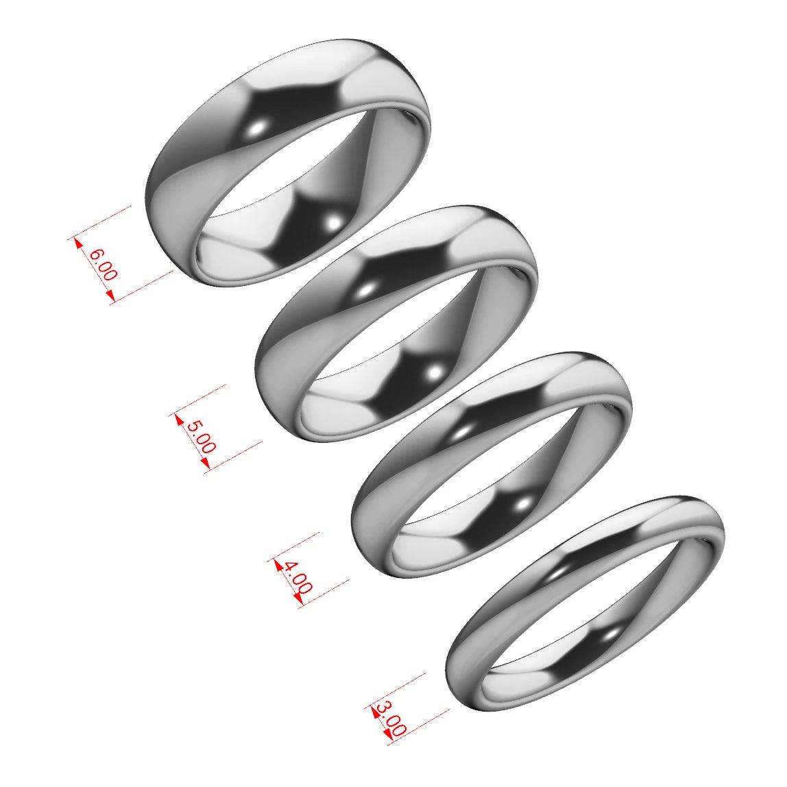6mm Wide Ring Wedding Band - Thenetjeweler