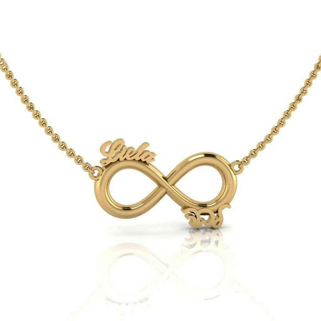 Personalized Infinity Name Pendant Necklace