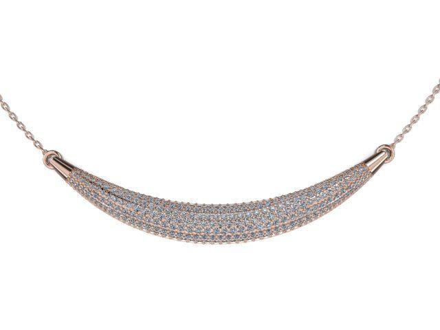 Multi-Row Diamond Necklace - Thenetjeweler
