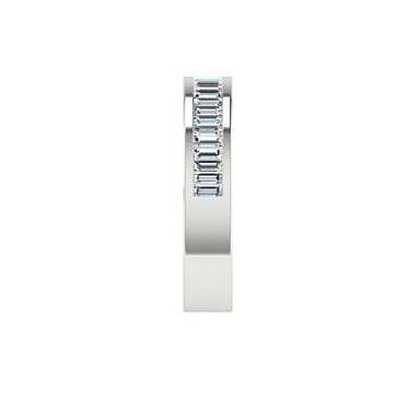 Baguette Diamond Semi Eternity Ring 18K Gold (0.60 ct. tw.) - Thenetjeweler