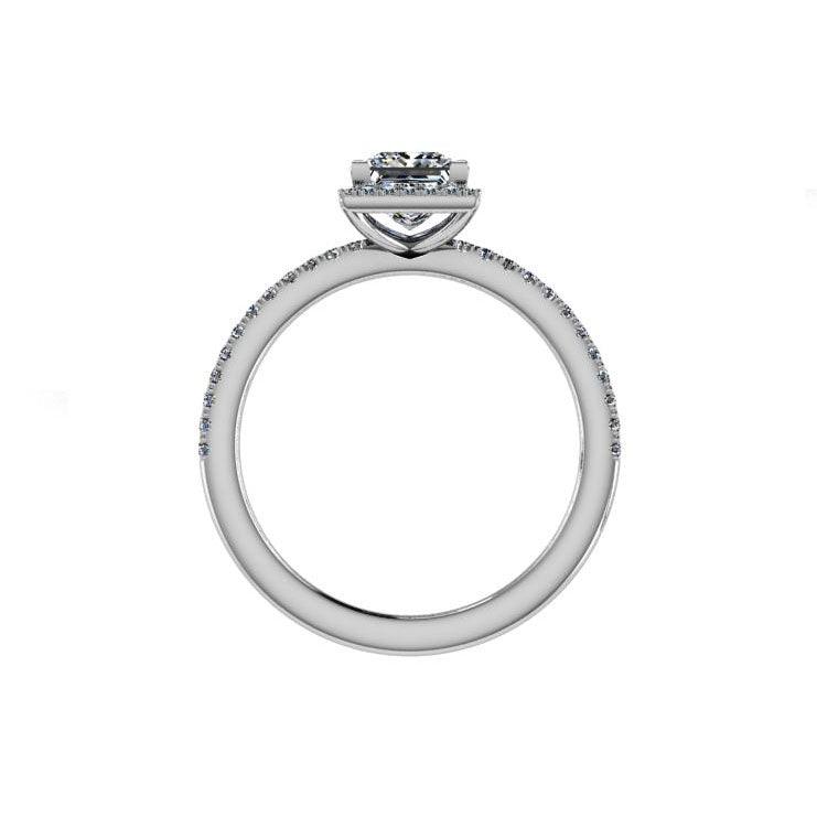 Stacked Wedding Bands with Engagement Ring - Thenetjeweler