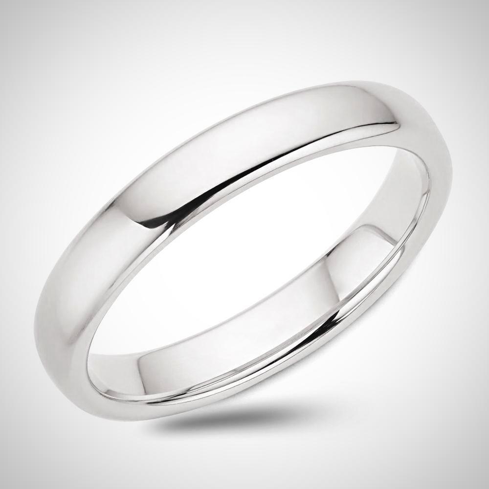 Traditional Men's Wedding Band 14K Yellow Gold 4.0 mm - Thenetjeweler