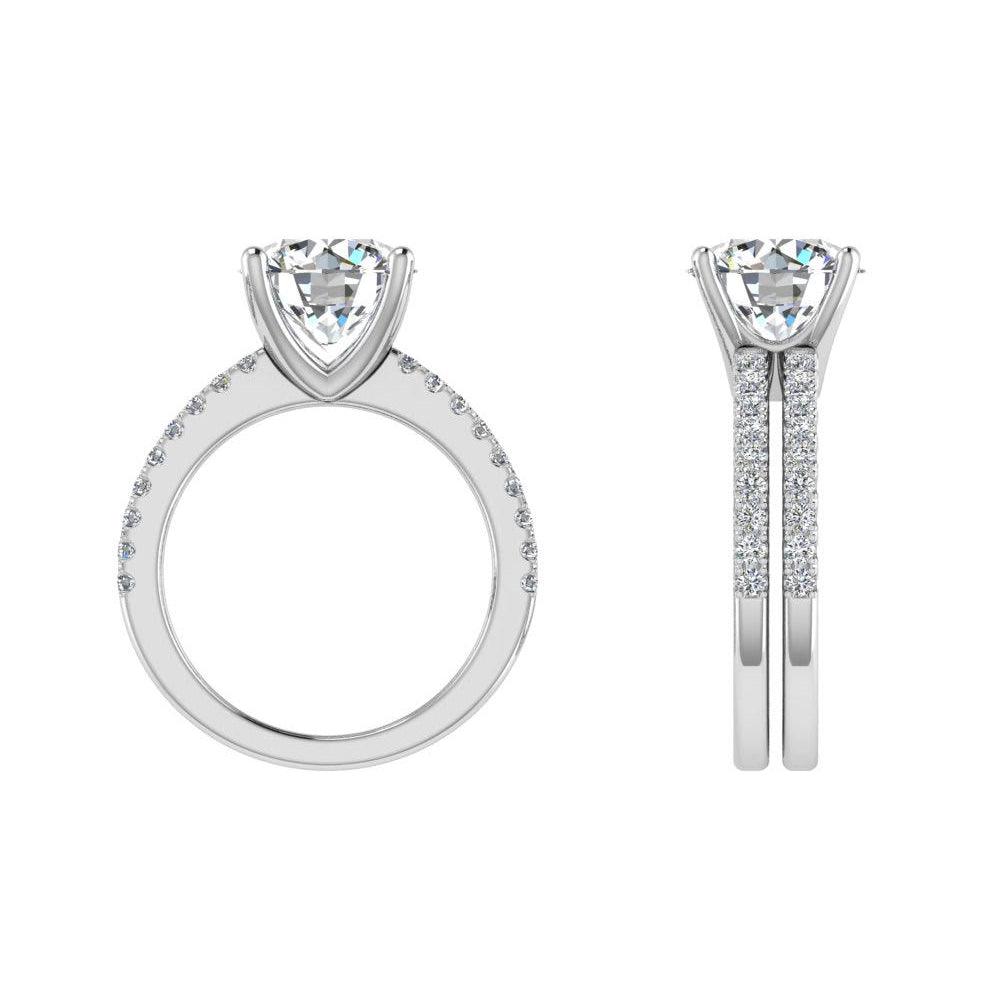Round Diamond Ring Band Set - Thenetjeweler