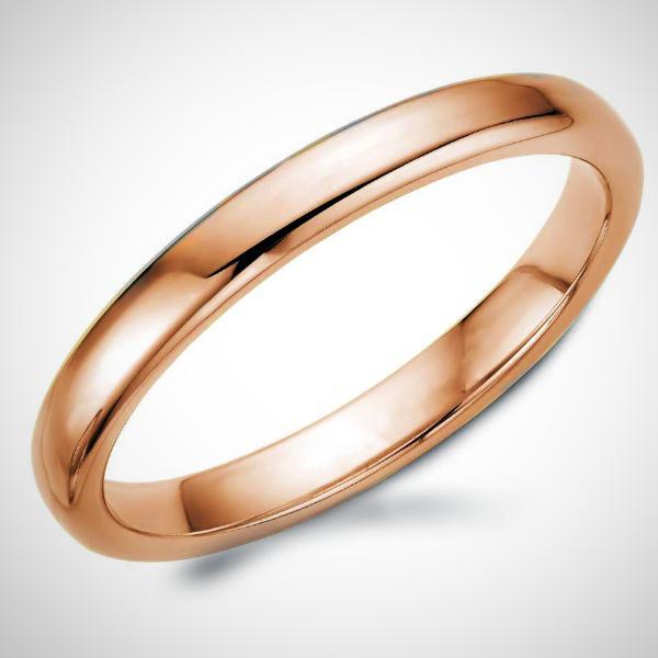 Traditional Men's Wedding Ring Band Yellow Gold 3.0 mm - Thenetjeweler