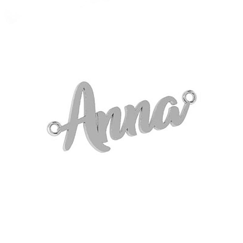 Personalized 14k gold Anna name necklace - Thenetjeweler