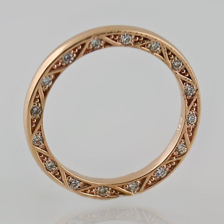 Inside Diamond Design Ring Band - Thenetjeweler