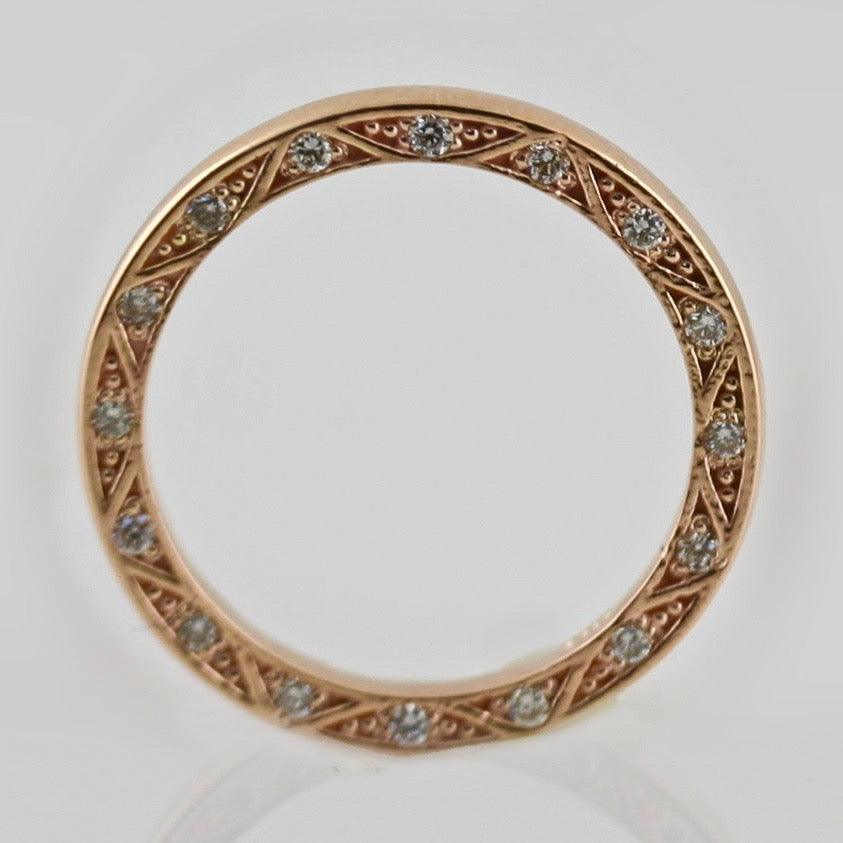 Inside Diamond Design Ring Band - Thenetjeweler