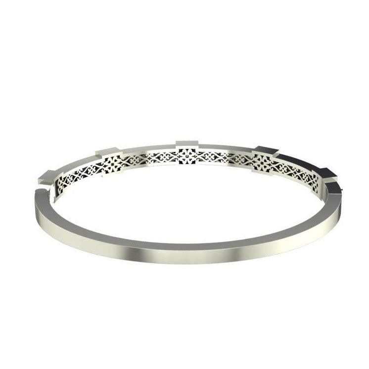 1 carat Diamond Bangle Bracelet - Thenetjeweler