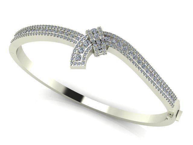 2 ct Diamond Bangle Bracelet - Thenetjeweler