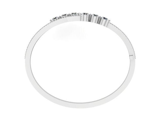 Round Diamond Bangle Bracelet - Thenetjeweler