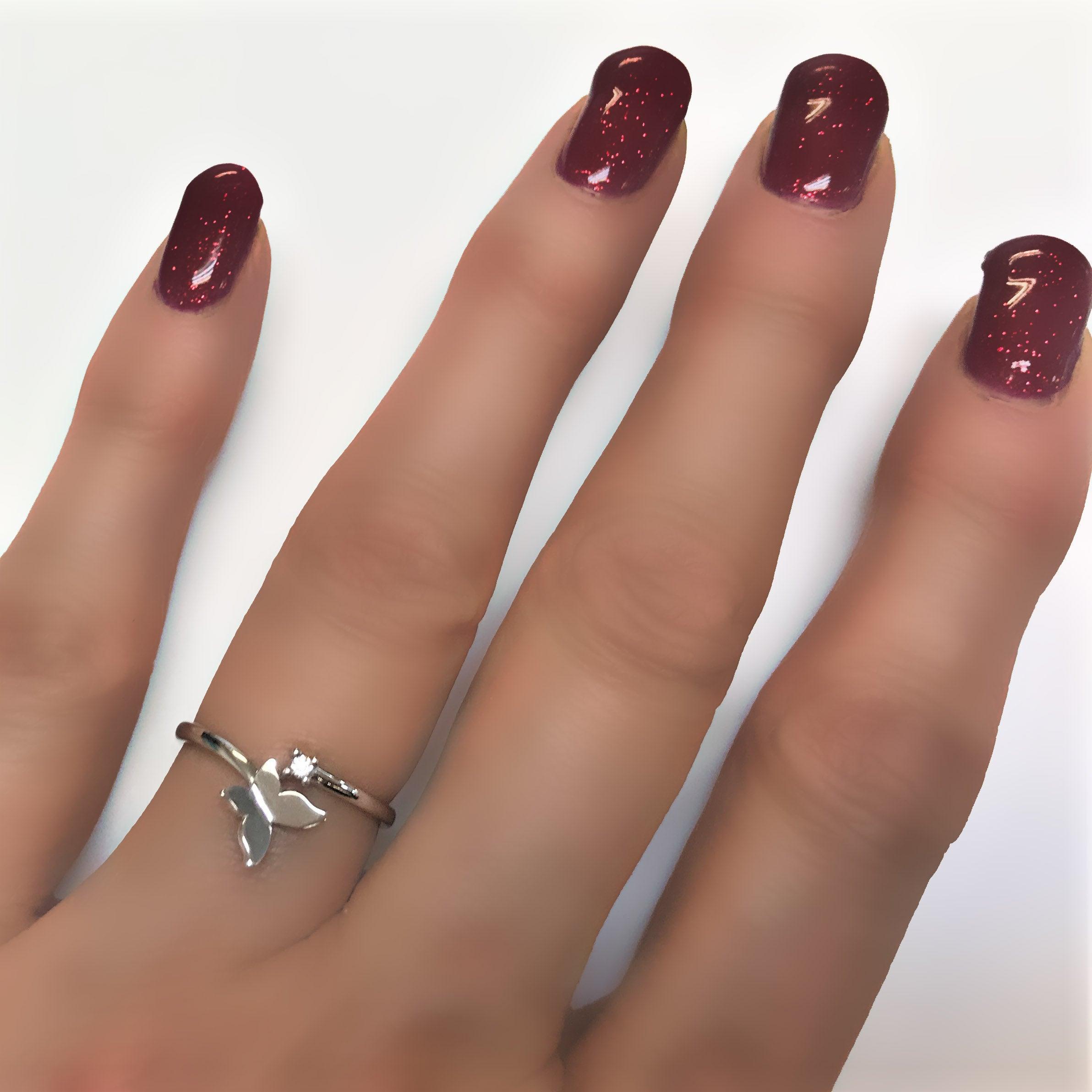 Gold Diamond Butterfly Ring - Thenetjeweler