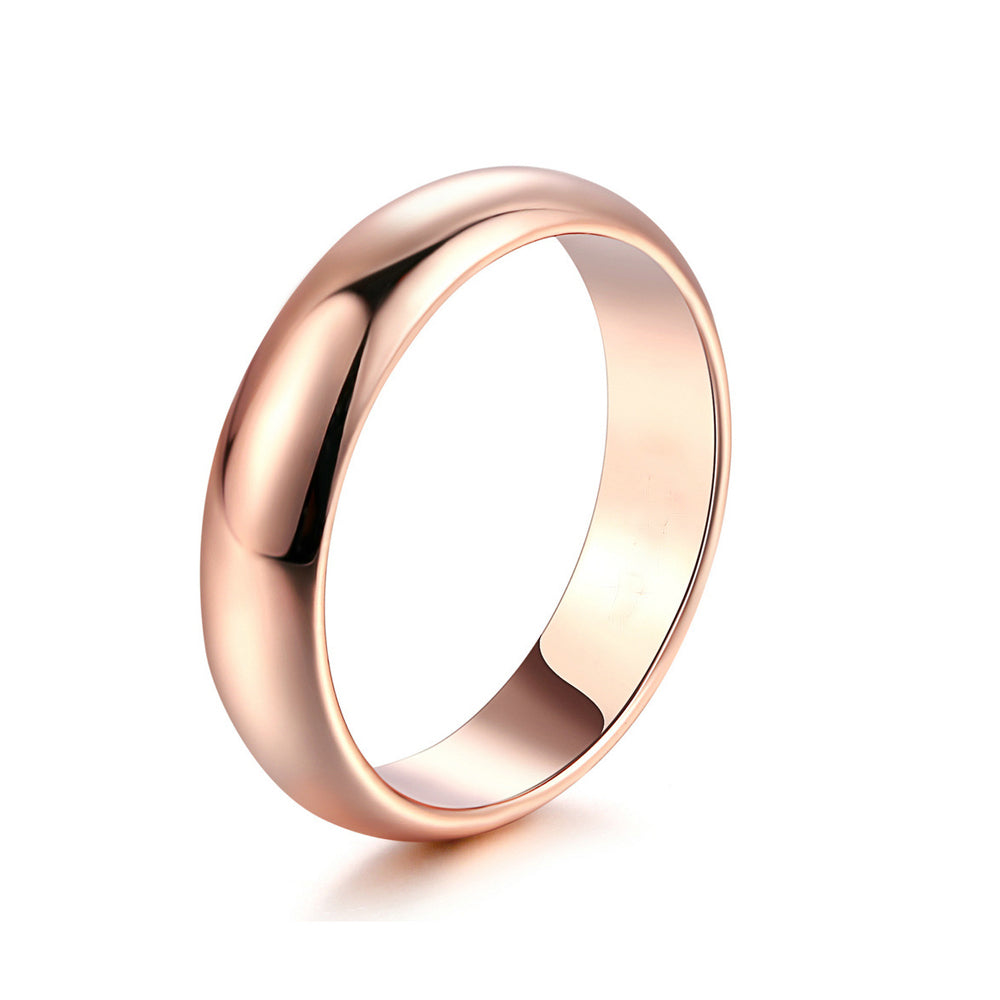 Simple Dome Comfort Fit Wedding Band Couples Ring Set - Thenetjeweler