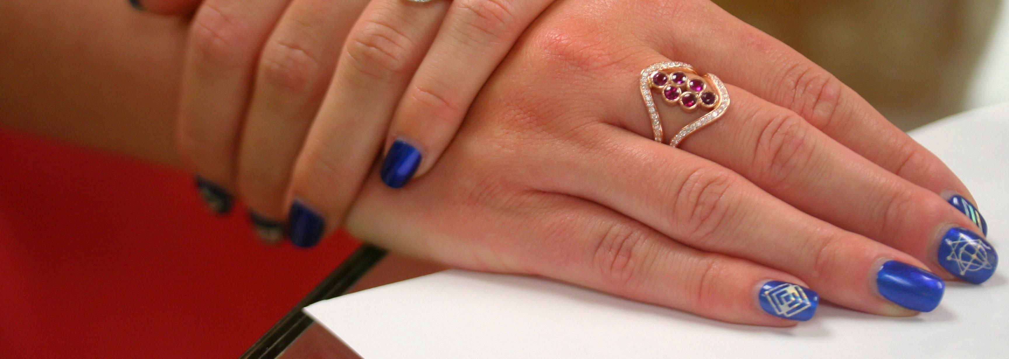 Ruby and Diamond Ring 18K Yellow Gold - Thenetjeweler
