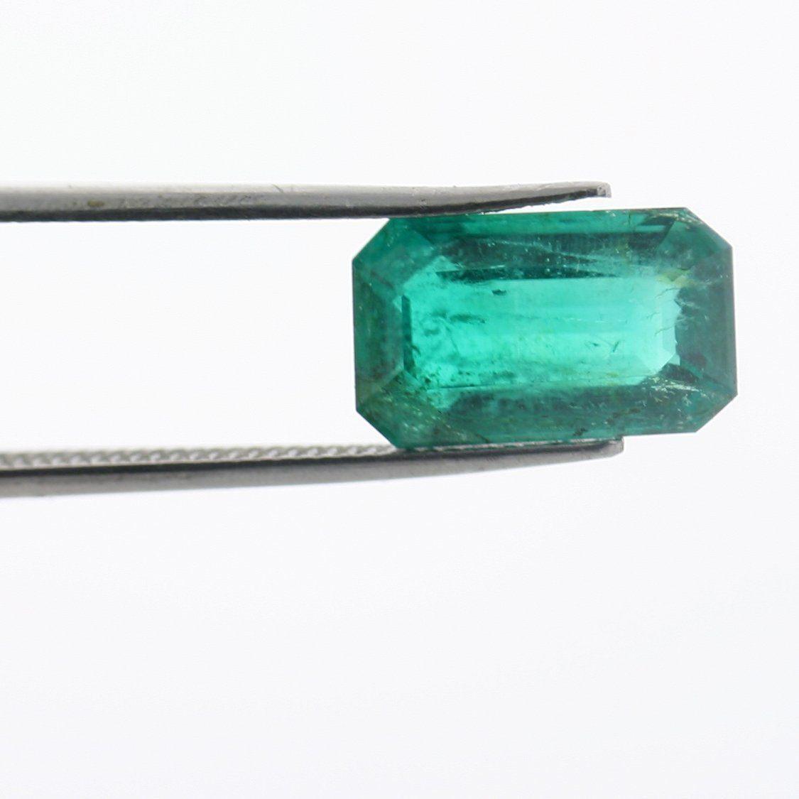 3.75 carat Medium Green Emerald Loose Gemstone - Thenetjeweler