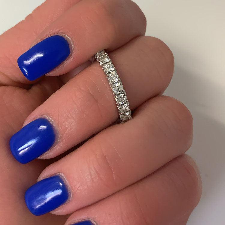 Round Diamond Eternity Band 0.69 ct.tw - Thenetjeweler