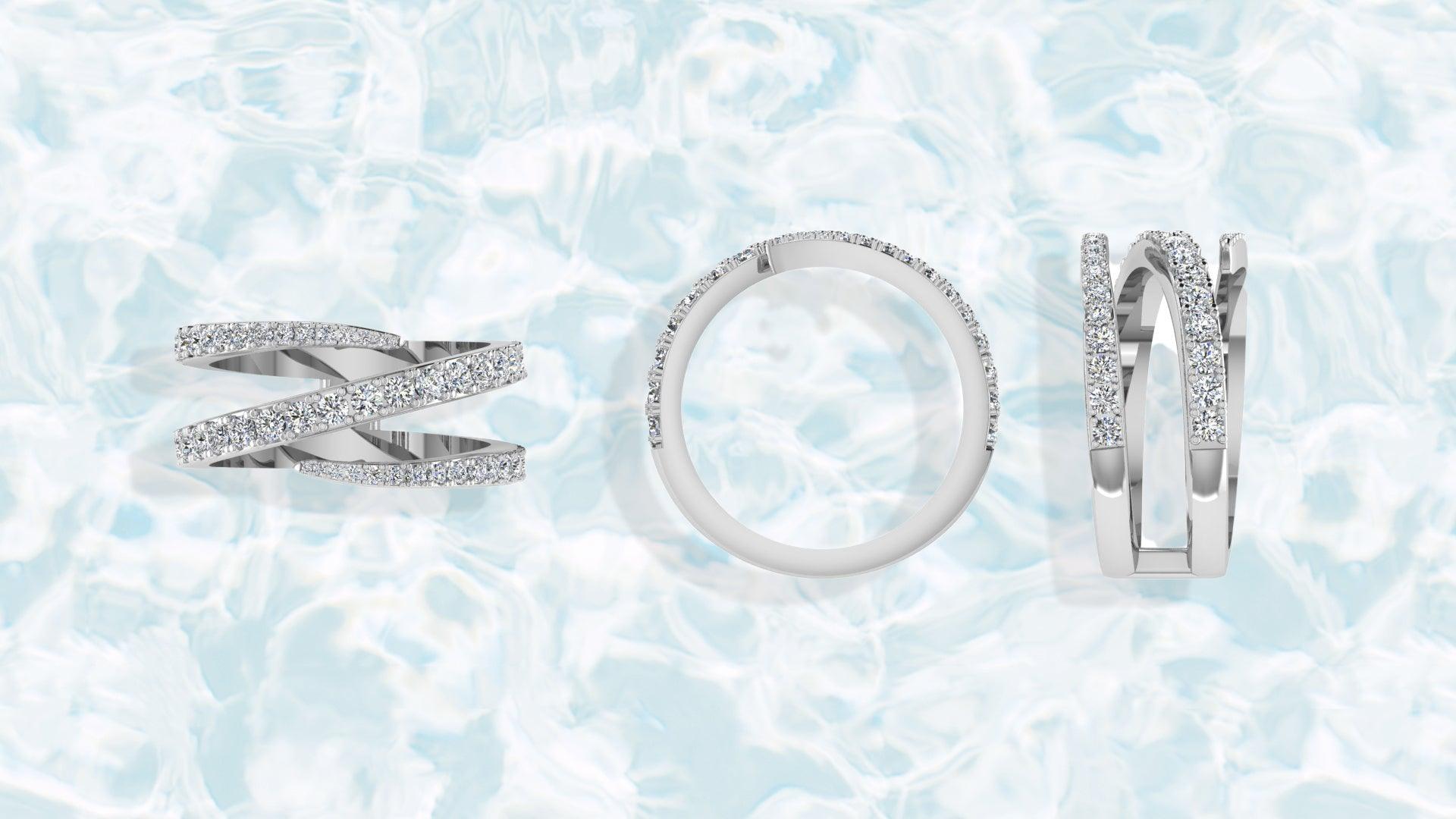 Diamond Wrap Ring Gold - Thenetjeweler