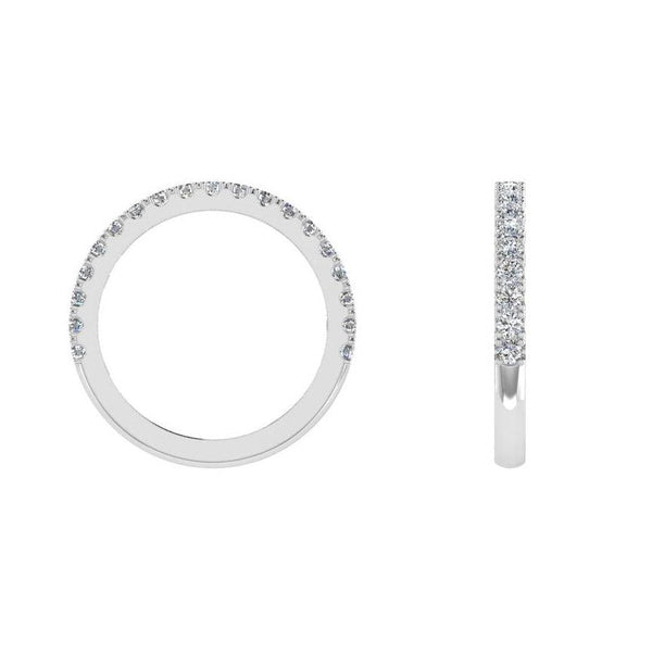 Diamond Semi Eternity Ring 0.29 carats - Thenetjeweler