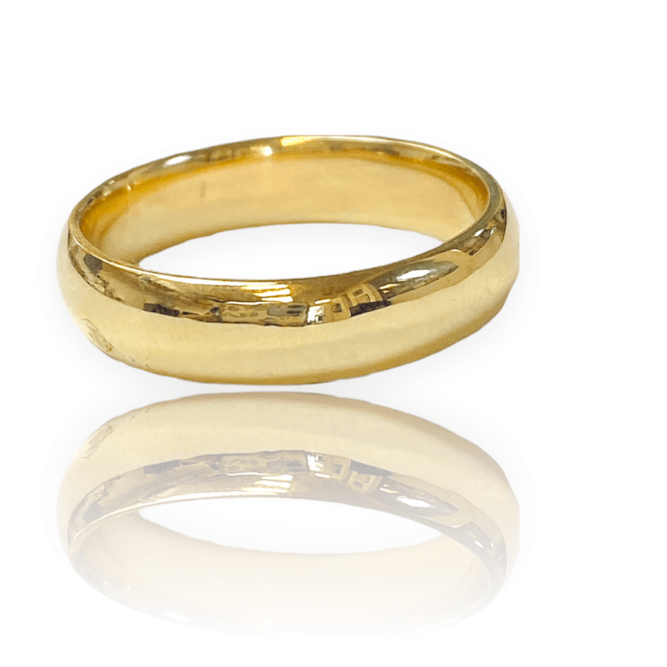 Wedding Ring in 14k Yellow Gold (5mm) - Thenetjeweler