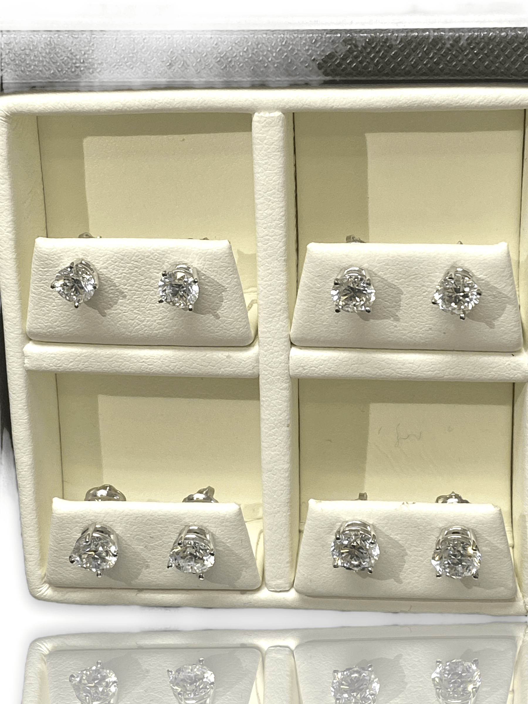 Round Brilliant Lab Diamond Stud Earrings - Thenetjeweler