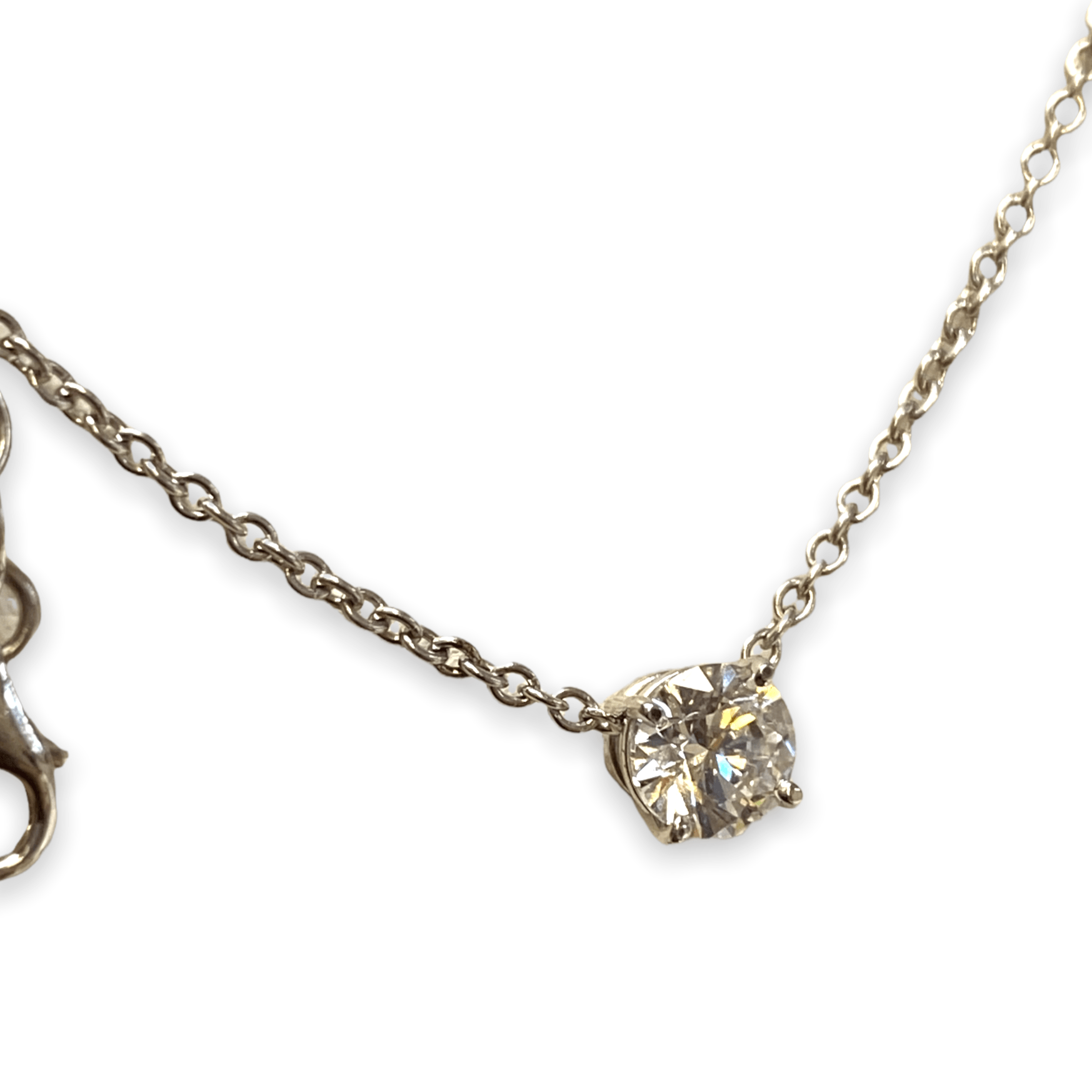 0.70 CT Lab Diamond Solitaire Pendant - Thenetjeweler