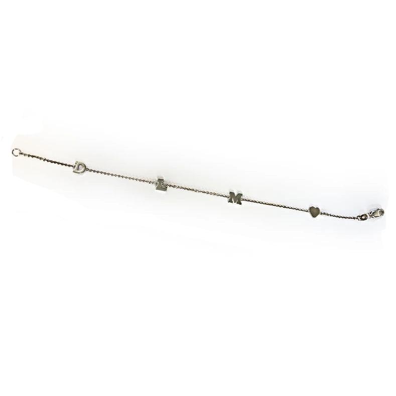 Personalized Letter Charm Bracelet - Thenetjeweler
