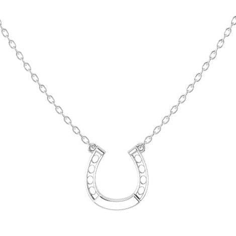 Horseshoe Necklace Gold - Thenetjeweler