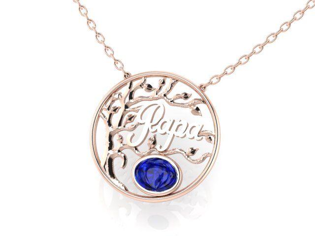 Tree Branch Papa Pendant - Thenetjeweler