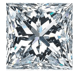 Princess cut Diamond 0.35C. L SI1 GIA (2257495930) - Thenetjeweler