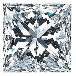 Princess cut Diamond 0.53C. S VS2 - Thenetjeweler